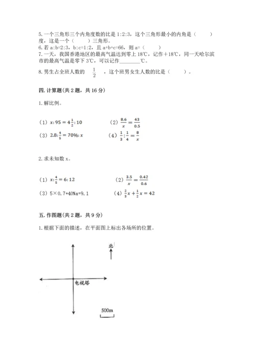 六年级下册数学《期末测试卷》精品【夺分金卷】.docx