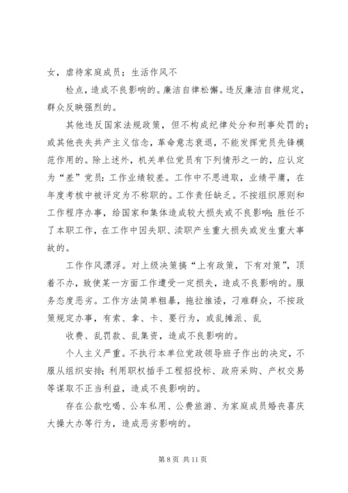 非公有制企业党组织开展民主评议党员工作实施方案 (2).docx