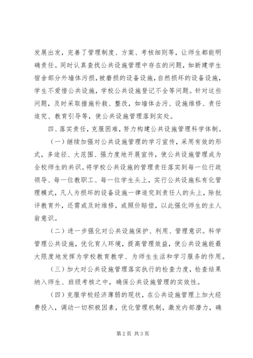 学校公共设备自查报告 (2).docx