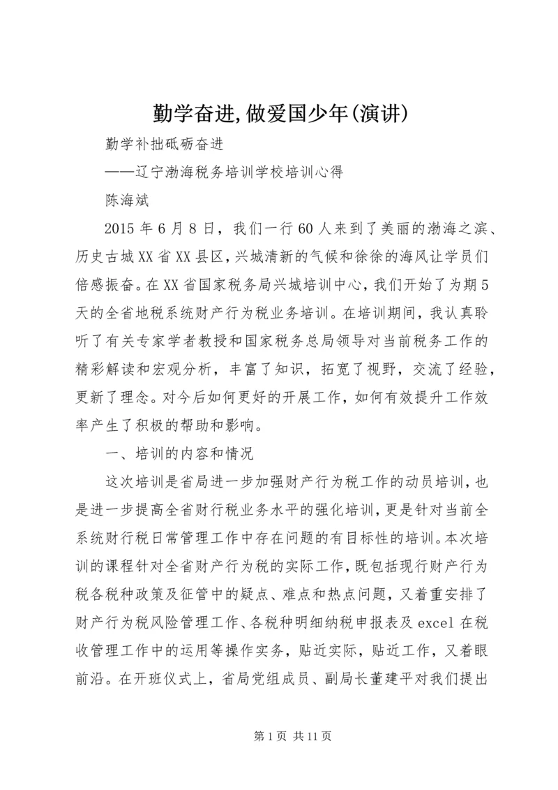 勤学奋进,做爱国少年(演讲) (4).docx
