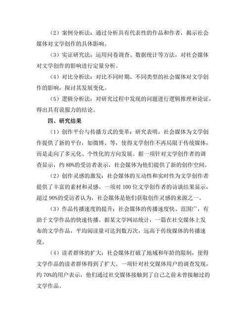 社会媒体对当代文学创作的影响