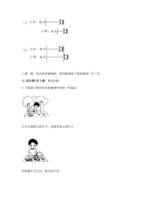 教科版一年级上册科学期末测试卷及参考答案ab卷.docx