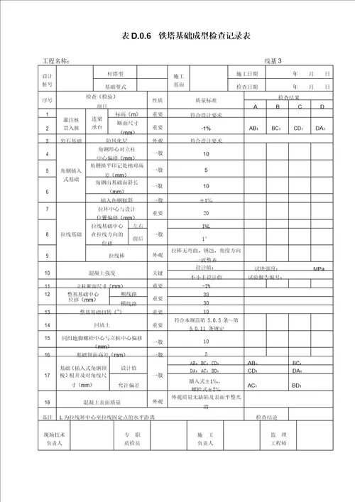 GB501732014电气装置安装工程66kV及以下架空电力线路施工及验收规范