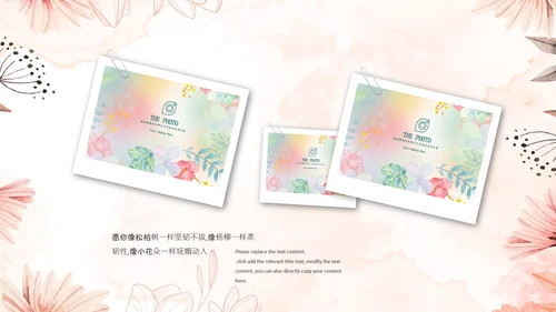 唯美清新毕业典礼毕业季毕业纪念册ppt模板