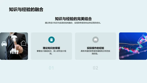 财报优化与业务提升PPT模板