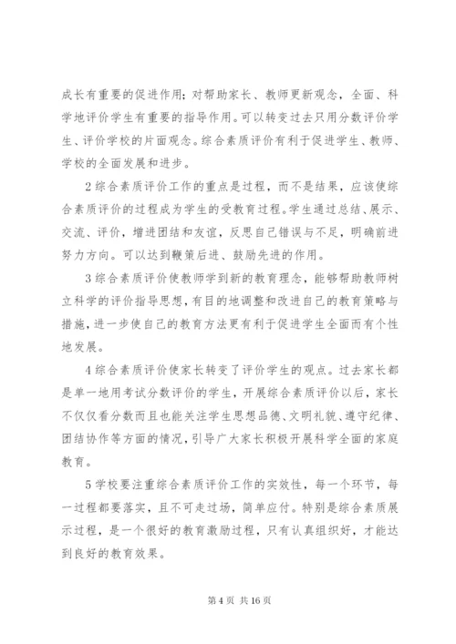 综合素质评价工作总结 (4).docx