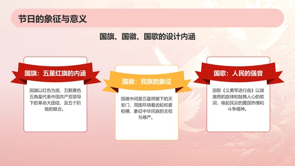 红色党政风国庆节PPT模板