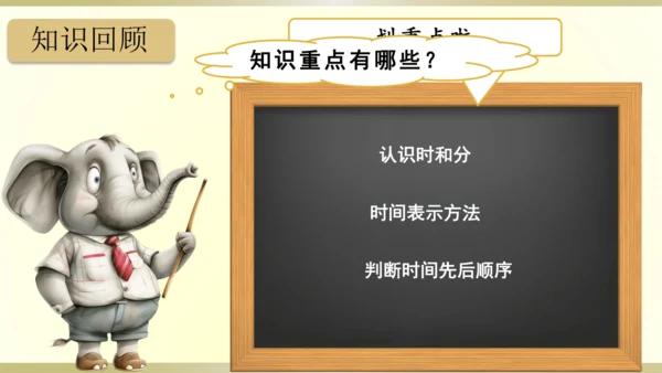 9.总复习（第7单元 认识时间 知识梳理）课件（共22张PPT）-二年级上册数学人教版