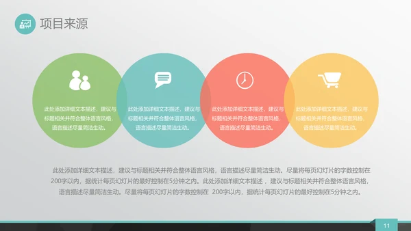 城市剪影商业融资路演通用PPT模板
