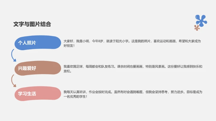 小学生自我介绍通用PPT模板