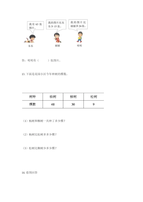 小学二年级数学应用题大全（精练）.docx