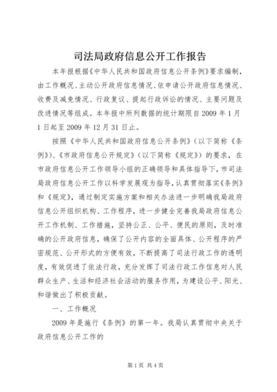 司法局政府信息公开工作报告 (2).docx