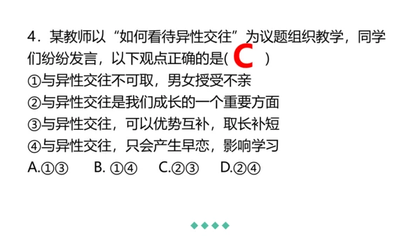 第一单元 青春时光 复习课件(共42张PPT)