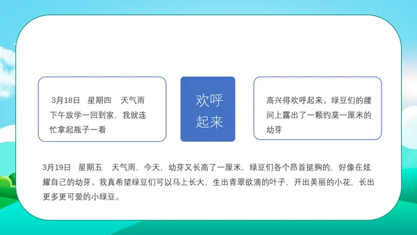 小小观察者写观察日记教学通用PPT课件模板