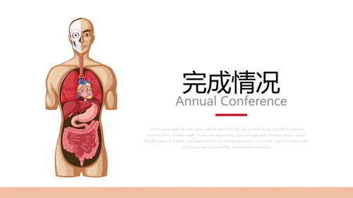 简约大气医疗人体结构动态PPT