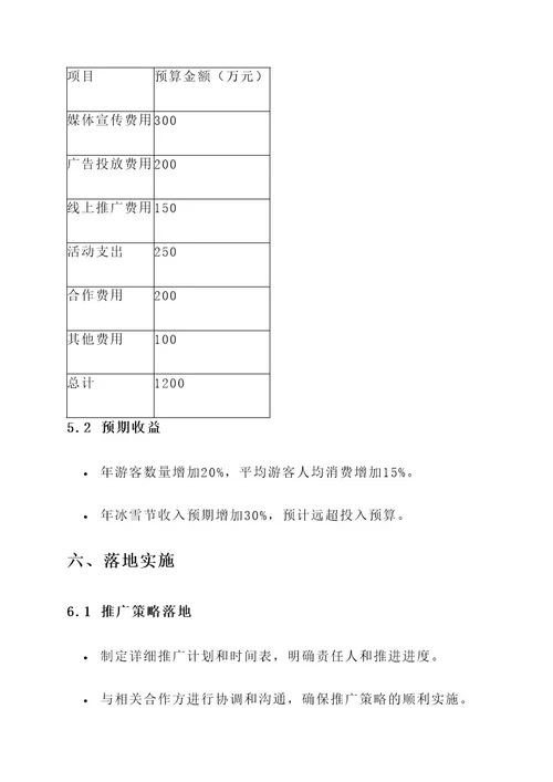 冰雪节旅游市场推广方案