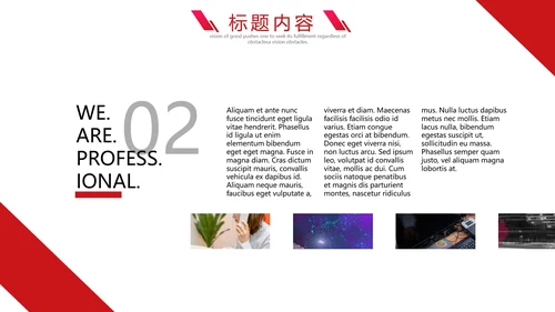 红色时尚项目管理方案通用PPT模板