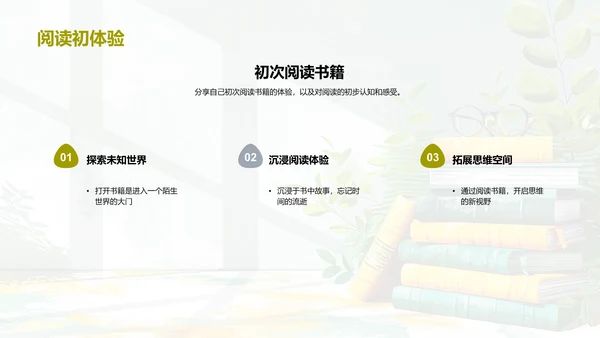 阅读习惯养成报告PPT模板