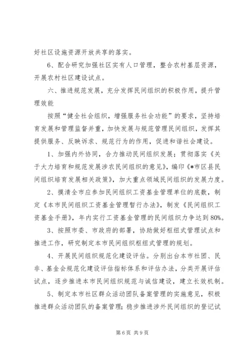 市民政工作计划二.docx