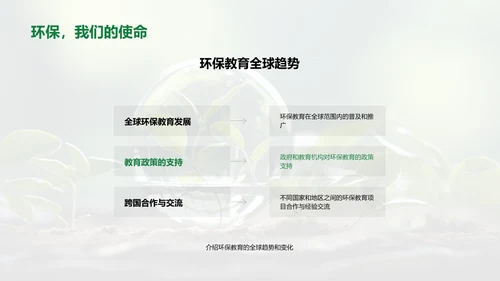 塑造环保教育新篇章