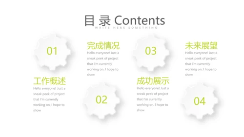 绿色简约大方医药代表述职报告动态PPT