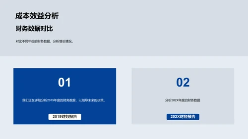 财务成果年度报告PPT模板