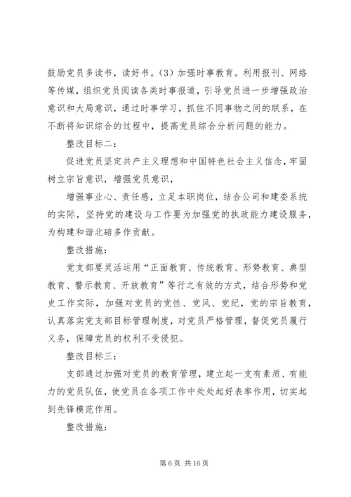 篇一：后进党支部整顿工作方案.docx