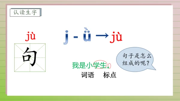 【课堂无忧】汉语拼音-7.  z c s 任务型教学（第2课时）（课件）