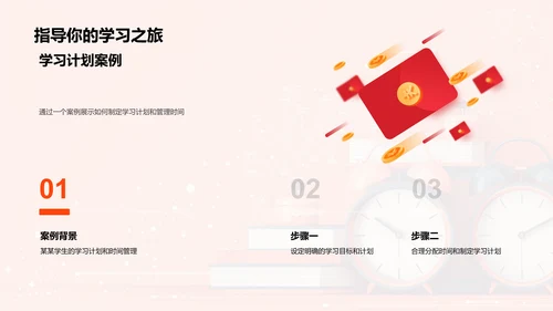 学习时间管理PPT模板