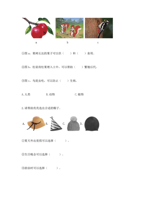 教科版二年级上册科学期末测试卷精华版.docx