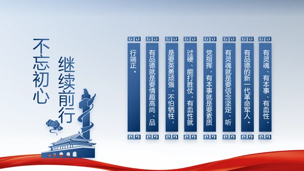 蓝色大气公安警察派出所年年终总结动态PPT模板