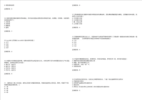 装饰装修施工员考试考试点睛提分卷42附带答案
