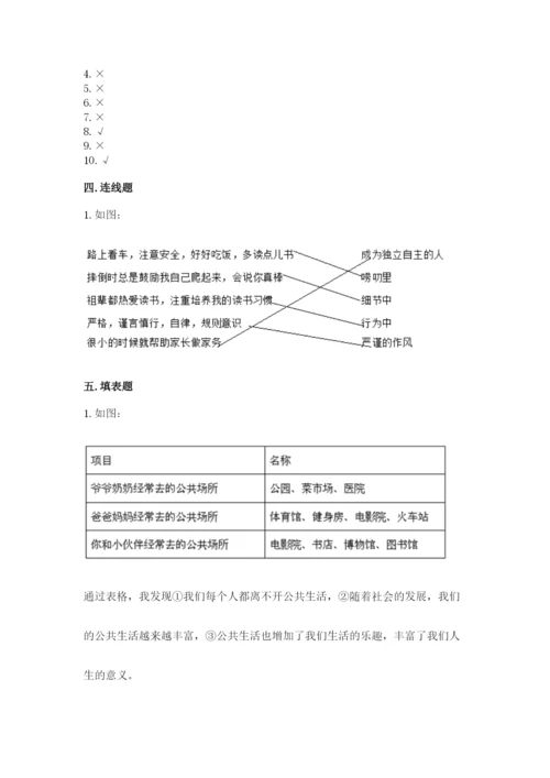 部编版五年级下册道德与法治期末测试卷往年题考.docx
