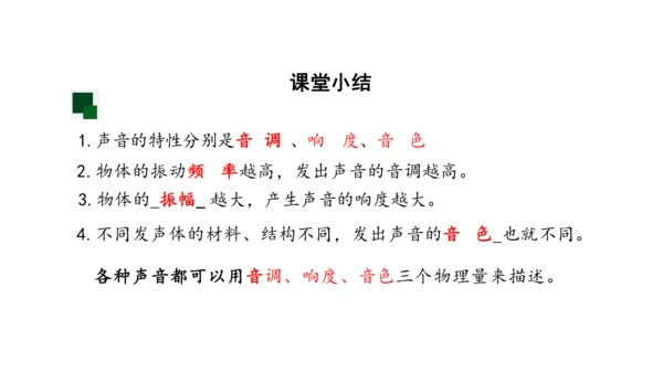 人教版 初中物理 八年级上册 第二章 声现象 2.2 声音的特性 课件（共24张PPT）