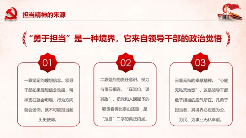 勇担当敢作为争做时代先锋合格党员PPT