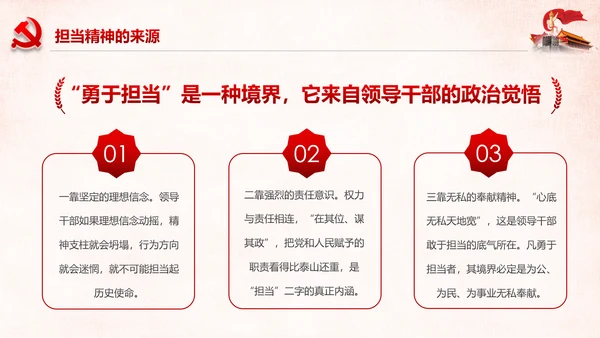 勇担当敢作为争做时代先锋合格党员PPT