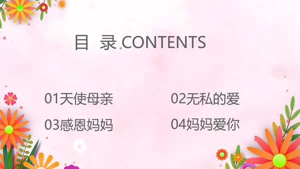 温馨感恩父母电子相册动态PPT