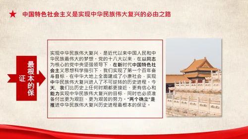 两个确立的决定性意义两个维护党组织PPT模板