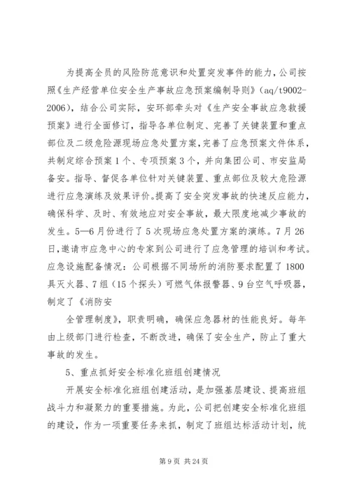 安全标准化工作汇报精编.docx