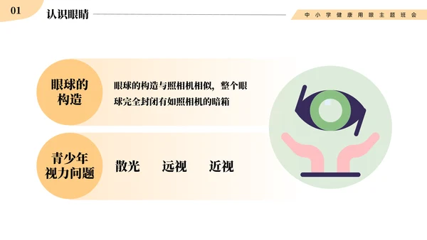 做好眼保健操保护眼睛PPT模板