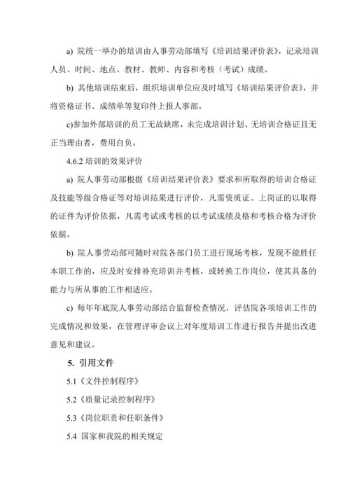 人力资源管理控制程序.docx