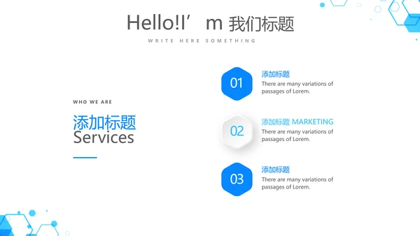 蓝色医疗医药代表工作汇报动态PPT