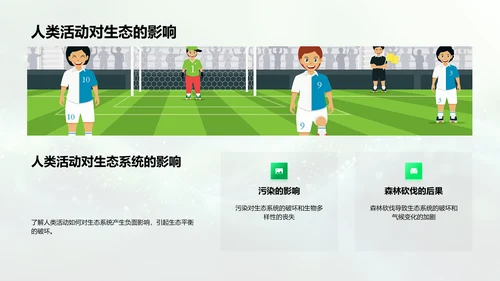 生态平衡教育讲座PPT模板