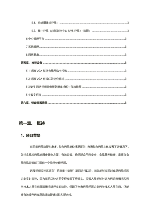 大药房远程视频监控解决专项方案.docx