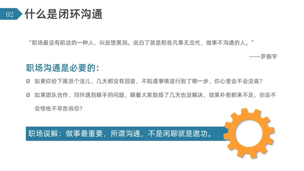 简约风闭环思维培训PPT模板