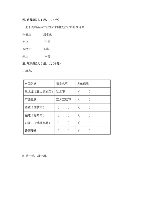 部编版小学四年级下册道德与法治《期末测试卷》（巩固）word版.docx