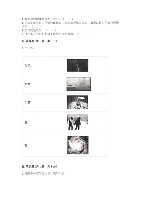 教科版小学三年级上册科学期末测试卷及参考答案【考试直接用】.docx