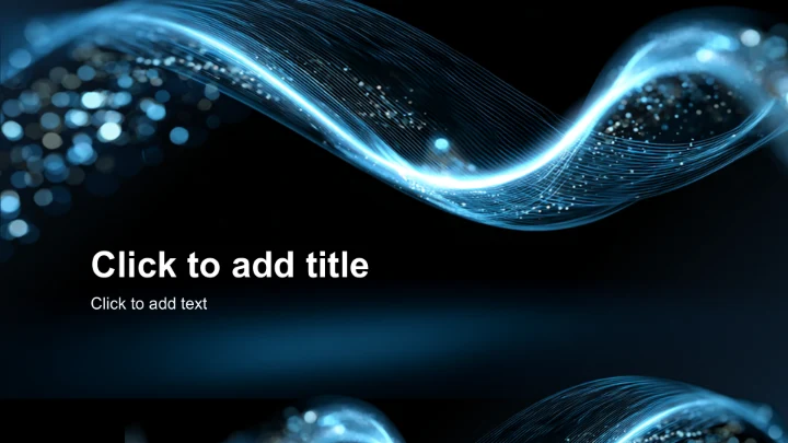 蓝色科技风商务培训PPT主题