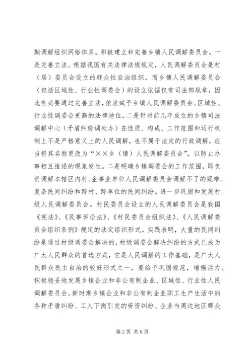 人民调解工作规范化建设的几点思考.docx