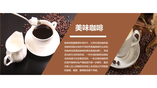 美味休闲下午茶咖啡厅介绍咖啡介绍PPT
